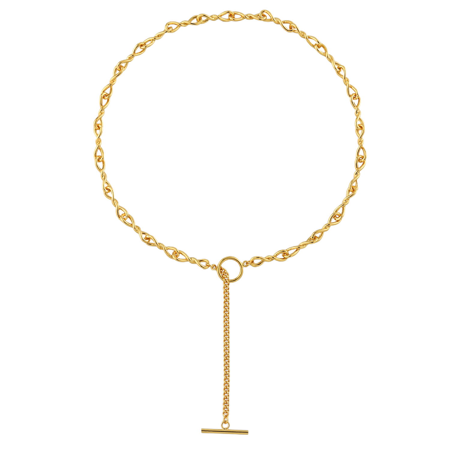 Classic Hollow Twisted Necklace