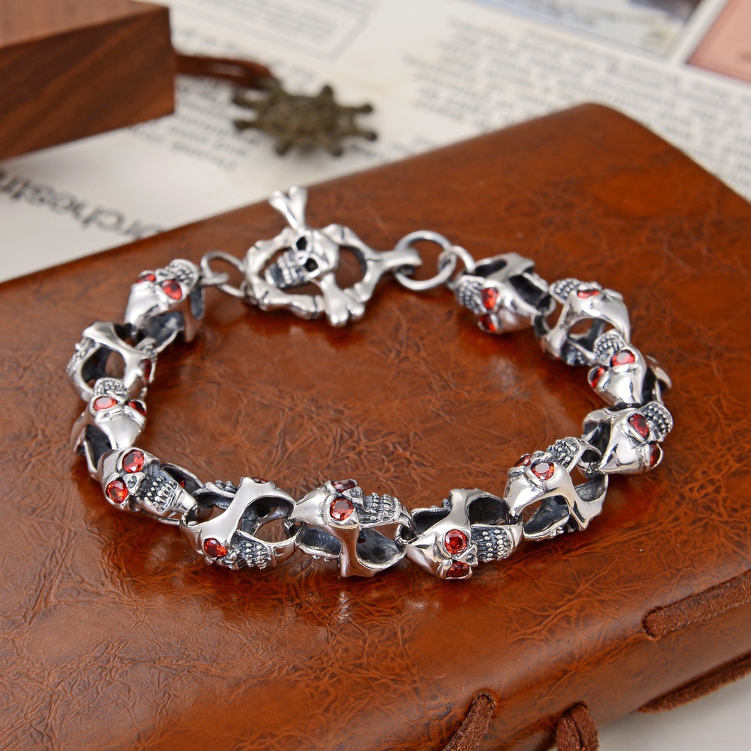 Modern Halloween Skulls Bracelet